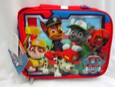 Kid's PAW Patrol 9.5" Insulated Lunch Bag Lunchbox with Shoulder Strap-Brand New