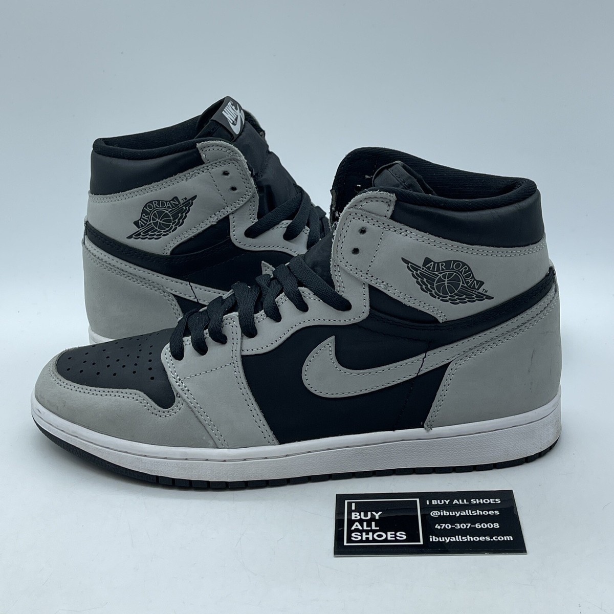 Size 10 - Jordan 1 Retro OG High Shadow 2.0 Grey Black White Size 10 - Jordan 1 Retro OG High Shadow 2.0 Grey Black White