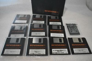 RENISHAW LASER CALIBRATION SOFTWARE DISK, MULTIPLE VOLUME ORIGINAL SET