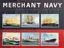 Great Britain 2013 Merchant Navy Ships Set MNH Sc 3219-3224