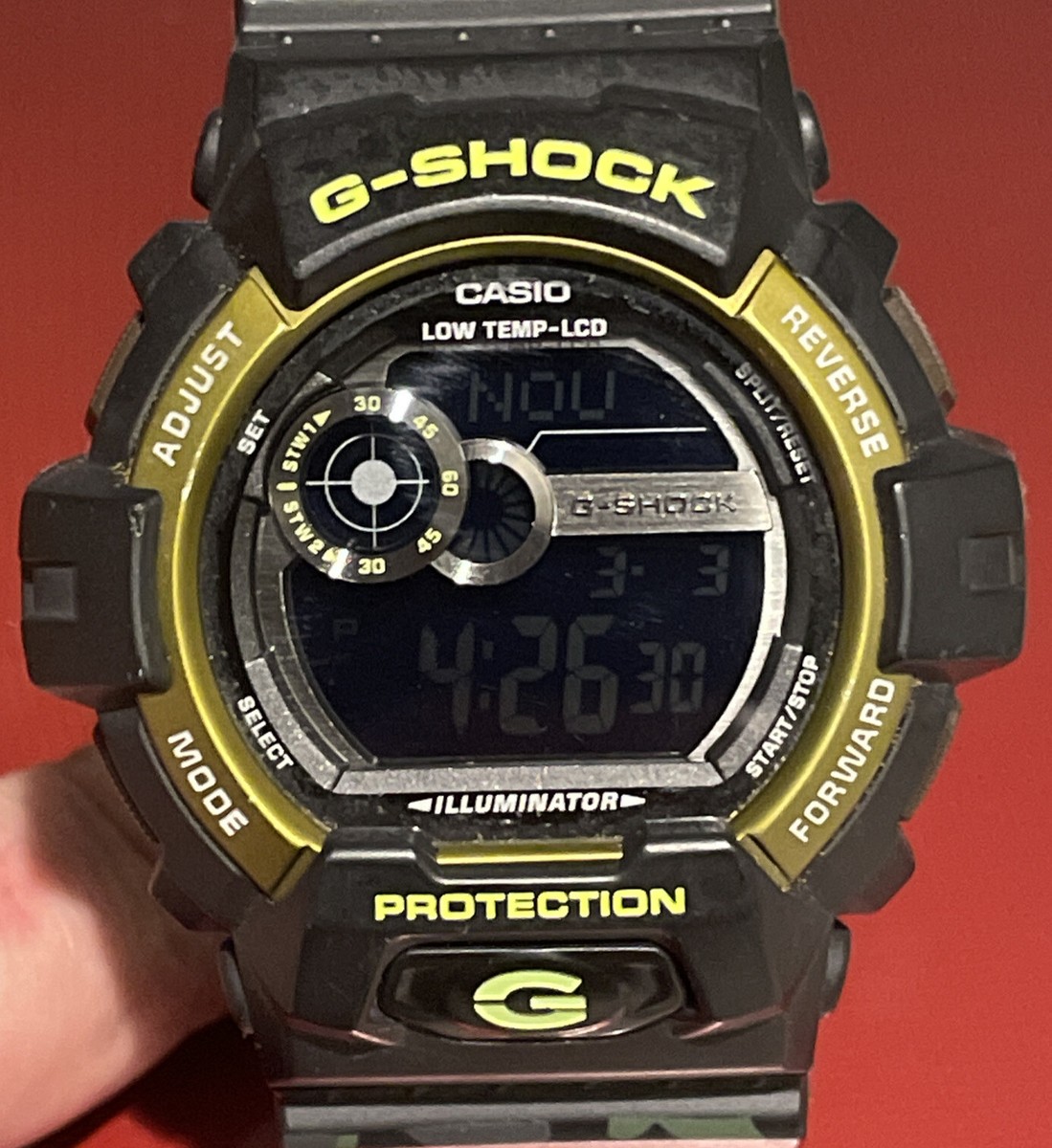 時計 G-SHOCK GLS-8900CM-2JF G-Shock GLS-8900CM-2JF Men's Digital Watch Blue Camouflage
