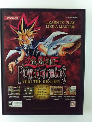 Framed YuGiOh! Power of Chaos Yugi the Destiny PC 2003 anime video game  wall art | eBay