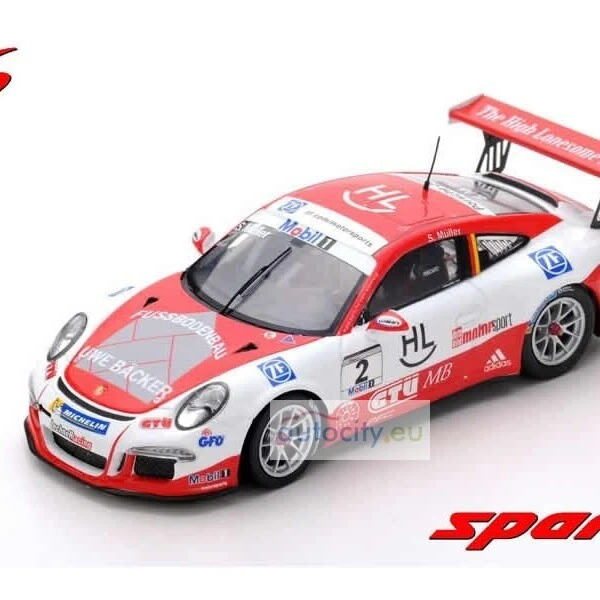 Spark Models PORSCHE CARRERA CUP N.2 MOBIL 1 SUPERCUP CHAMPION 2016 - SVEN S5152 - Photo 1/4