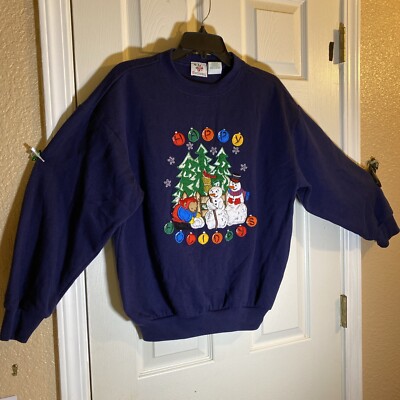 Nutcracker Women MEDIUM Ugly Christmas Sweater Happy Holidays Festive  Family Fun