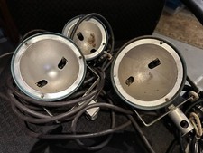 Set of three 3 Colortran lights -no bulbs