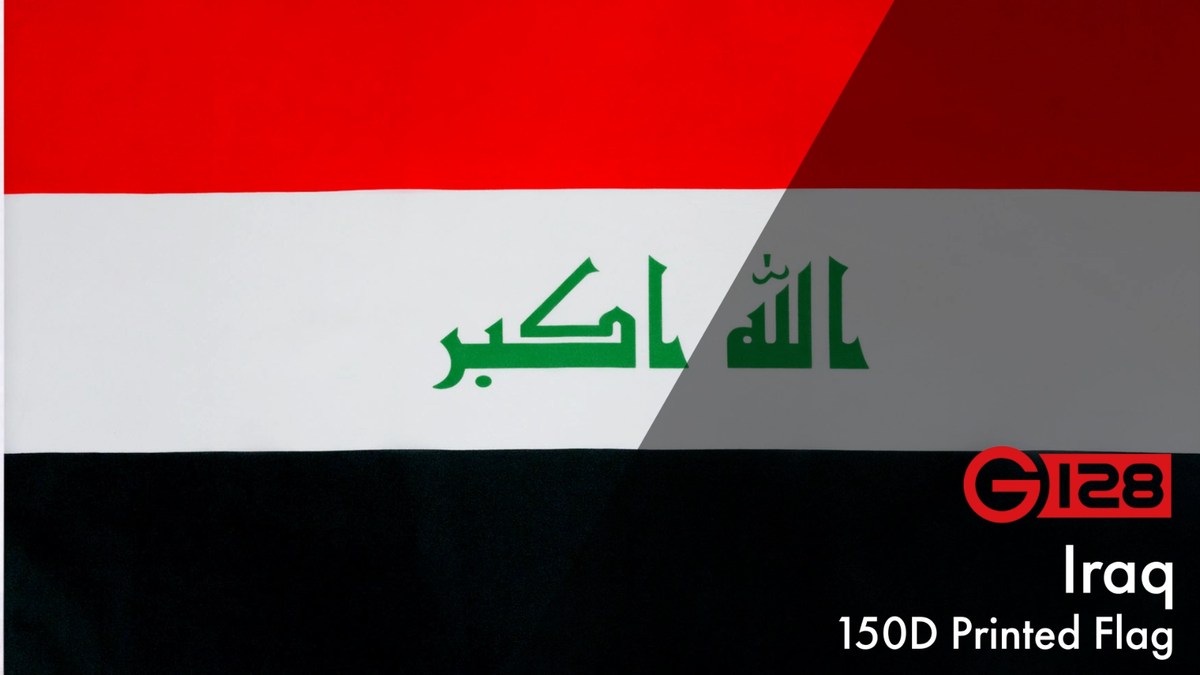 NEW G128 Iraq Flag 5-Pack 3x5 FT Printed 150D Polyester, National
