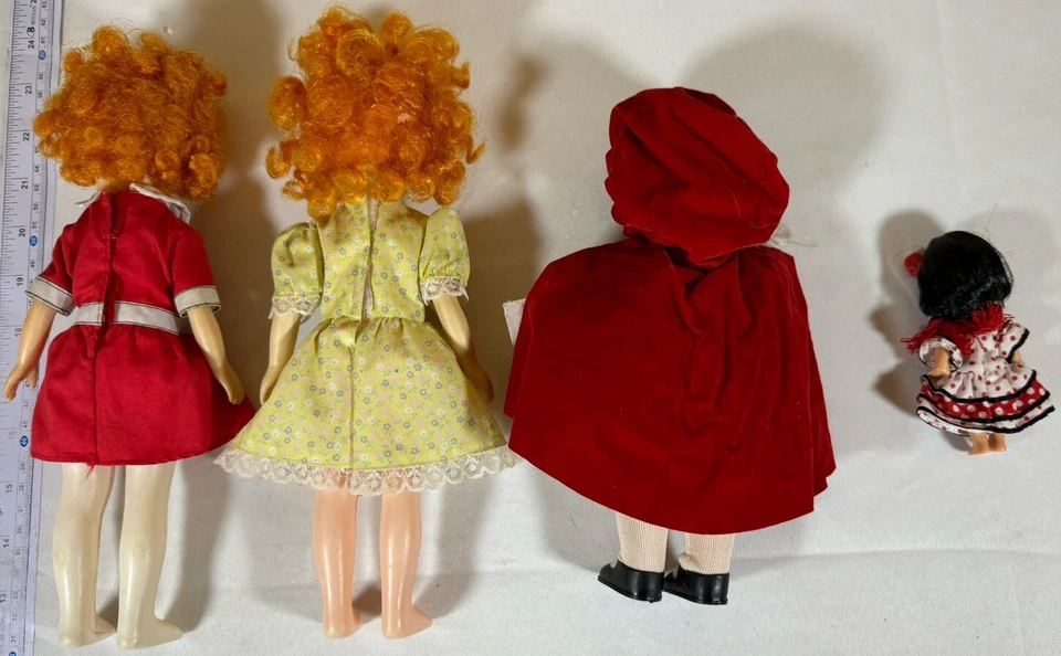 Lote 4-2 Muñecas Annie Huérfanas Vintage 1982), 1 Caperucita Roja, 1 Muñeca Kelly Foto 2 de 2