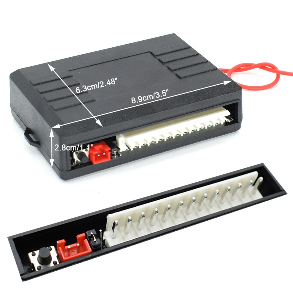 Kit central de controle remoto universal para carro trava de porta sistema de entrada sem chave DC 12V. - Imagem 2 de 4
