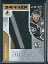 2017-18 SP Game Used CONNOR MCDAVID Banner Year BAS-CM ALL STAR GAME Oilers