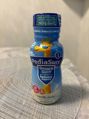 PediaSure Grow and Gain with immune support vanilla shake 8 FL OZ (2 ...