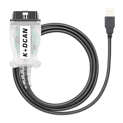 OBD2 Diagnostic Cable Compatible for BMW E Series, for Subaru(Push Button Switch