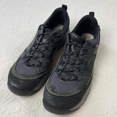 Danner Black Belt 3 Shoes Mens Size 10 Black ESD NMT Work Leather Fabric USA