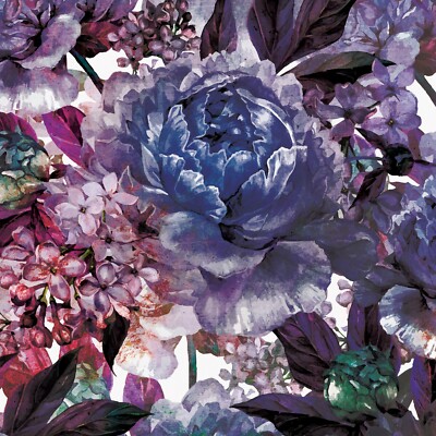 Tapete VINTAGE BLUMEN 3D Fototapete XXL Vlies Pfingstrosen Rosen Schlafzimmer