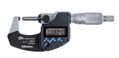 Mitutoyo 395-371-32 - Digimatic Spherical Micrometer S-S,  0''- 1''/25mm SPC IP65