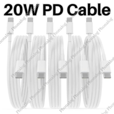 20W Charger Cable Type USB C PD Cord For iPhone 14 13 12 11 Pro Max Mini XR iPad