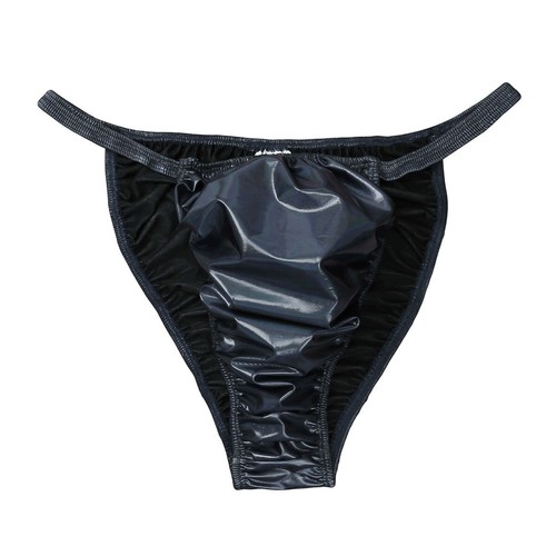 Mens Sexy Faux Leather Bikini Briefs Underwear Pouch G-string Jockstrap Panties - Picture 103 of 118