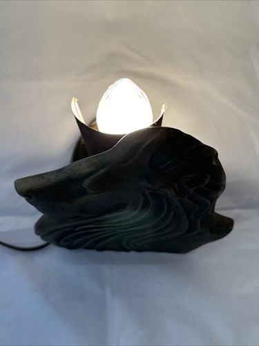 Vtg Art Deco Nouveau Style Hollywood Regency Lion Lamp - Picture 12 of 12