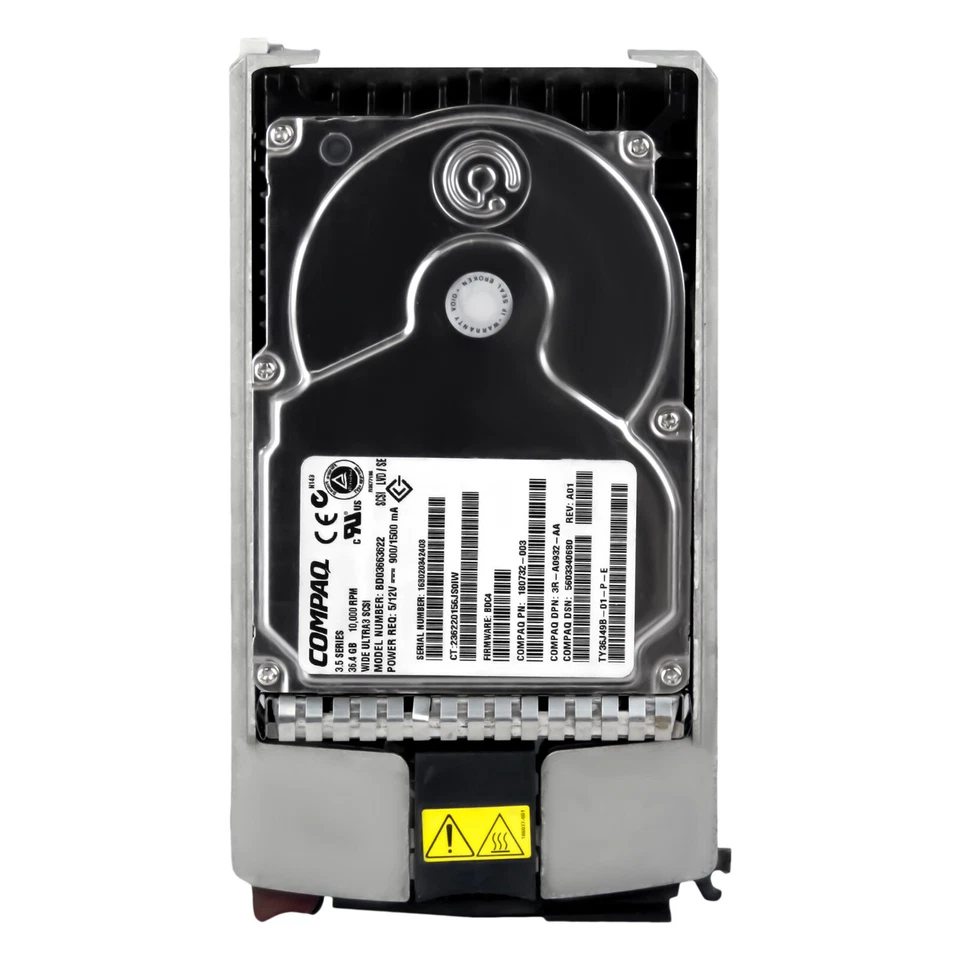 Disco Rigido Compaq BD03663622 180732-003 TY36J49B 36.4GB 10K SCSI U160 3.5'' - Image 3 of 3