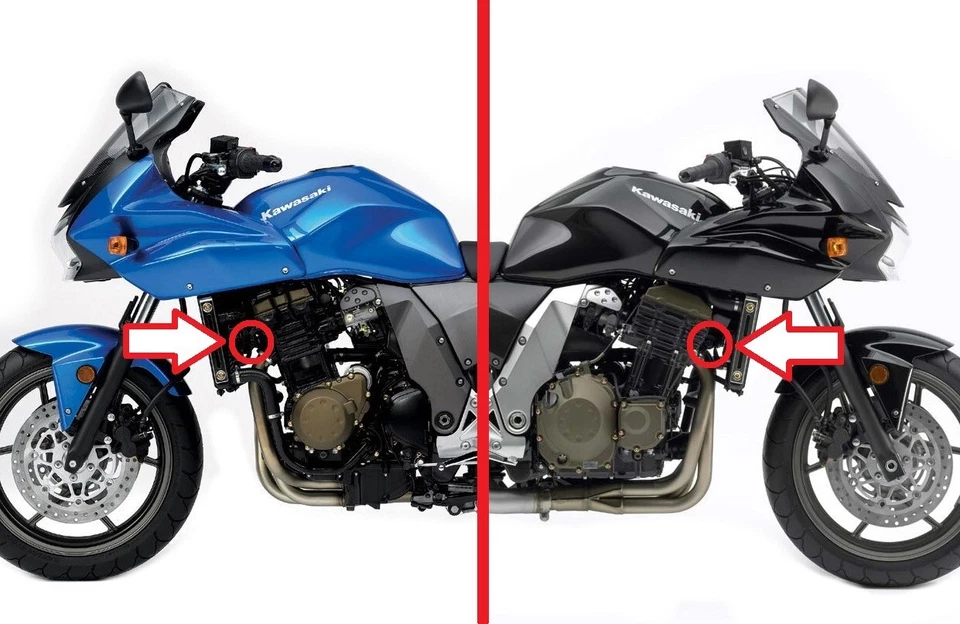 KAWASAKI Z750 Z 750 S 2004-2006 - TAMPONI PARACARENA PARATELAIO CRASH PADS - Imagem 4 de 4