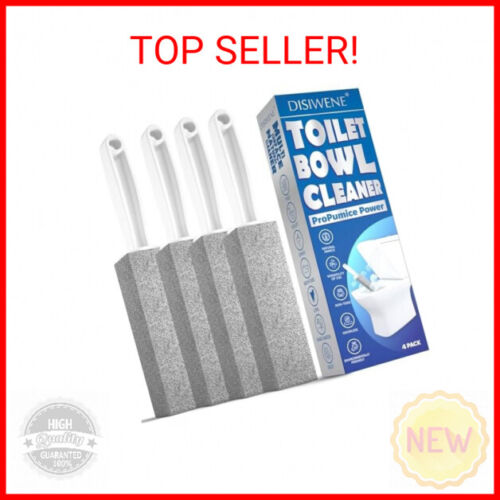 DISIWENE Pumice Cleaning Stone with Handle Toilet Bowl Cleaner Hard Water Ring R