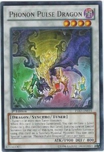 Phonon Pulse Dragon - PRIO-EN055 - Rare - 1st Edition x3 - Near Mint