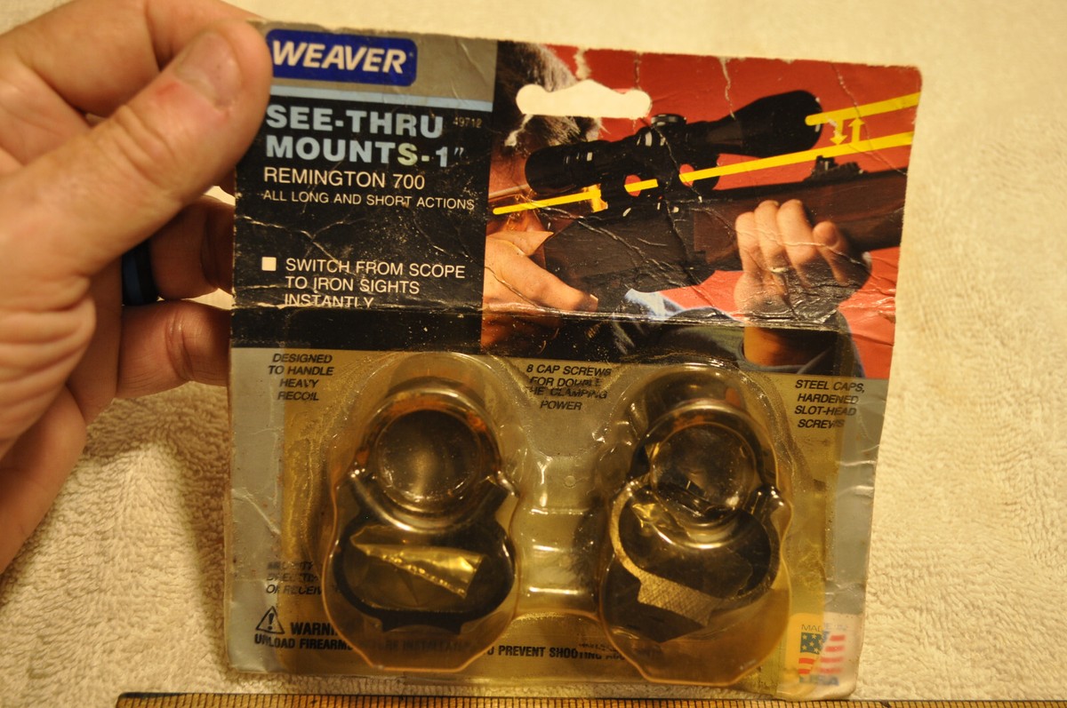 WEAVER■1インチ”SEE-THRU マウントリング■ウィーバー 49712 Weaver - 1