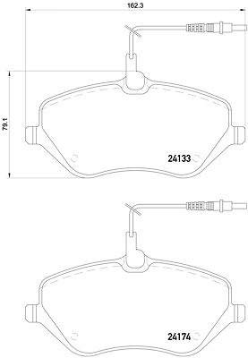 ADC1640V /& CBP21555 Genuine Comline Front Vented Coated Brake Disc /& Pad Kit