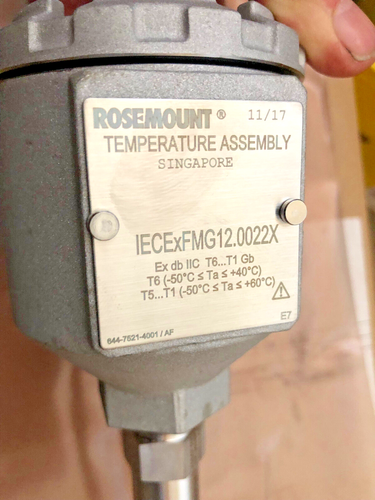 Rosemount 0065 RTD Temperature Sensor 345mm PT100 Wire Wound Class B 0065G31N... - Picture 4 of 9