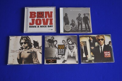 5 X Bon Jovi CD Singles Everyday & Have A Nice Day & It s My Life & More