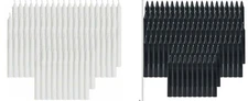 120 pcs Bulk Candles Mix 60-White 60-Black Christmas Tree ,Chime,Pyramid, Spell