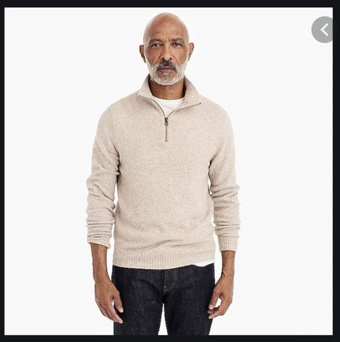 J CREW j crew Rugged merino wool half 