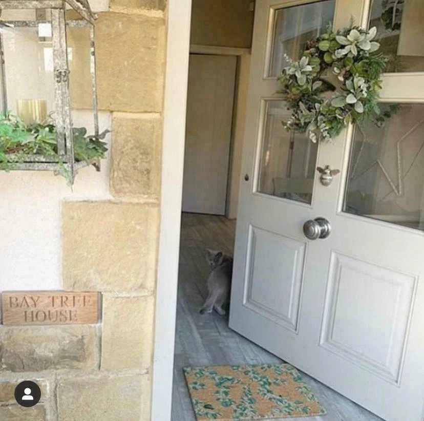 Llamador de puerta de abeja de latón - Acabado negro - Llamador de puerta libélula de latón macizo Foto 3 de 4