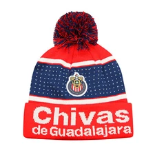 Chivas de Guadalajara Beanie Winter Cap hat Skull Cap soccer Mexico authentic  