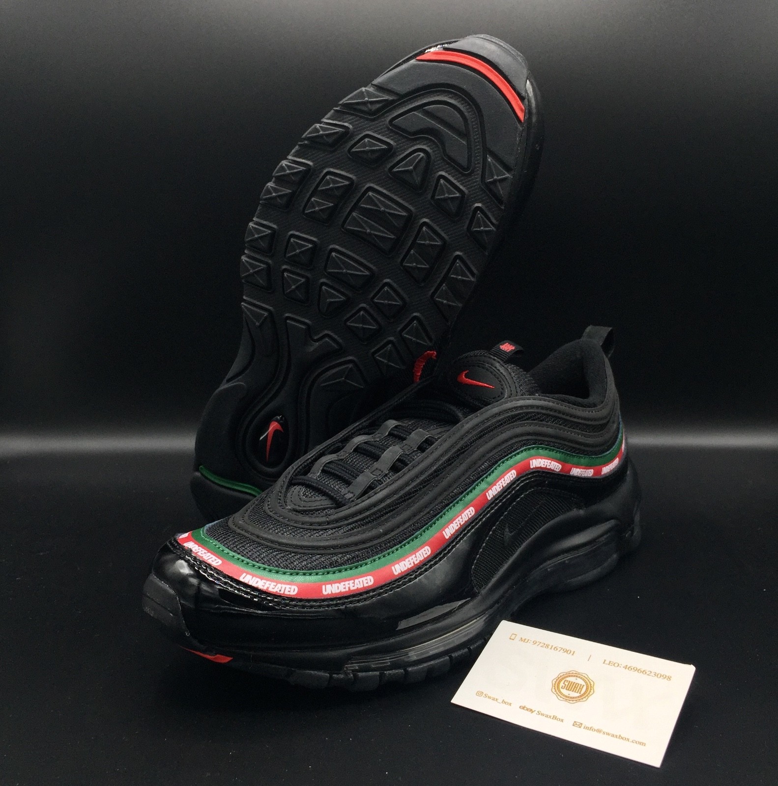 NIKE AIR MAX 97 OG/ UNDFTD UNDEFEATED BLACK NIKE AIR MAX 97 OG/ UNDFTD UNDEFEATED BLACK