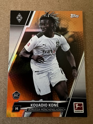 2021-22 Topps Bundesliga #143 Kouadio Kone Orange Foilboard RC #/25 + #/199