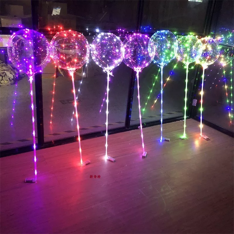 LED Light Transparent Balloon Wedding Birthday Xmas Party Lights Decoration