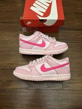 Nike Dunk Low Triple Pink Dunk Grade School DH9765-600 Size 4Y Brand New