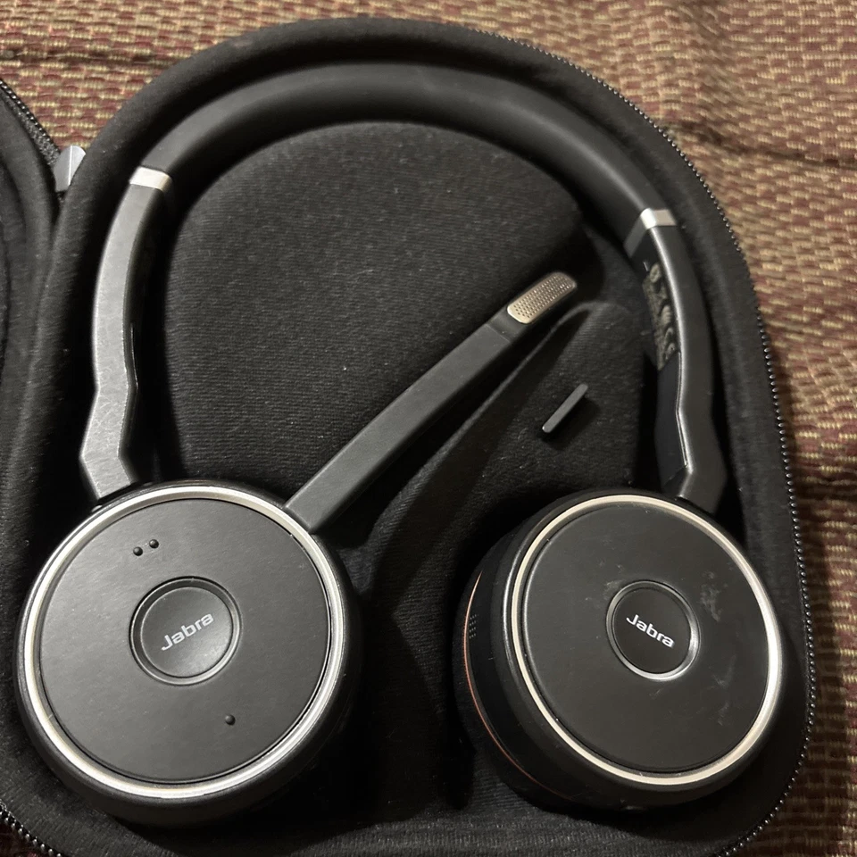 Auriculares inalámbricos Bluetooth Jabra Evolve 75 HSC040W - Sin dongle ni cable cargador Foto 2 de 4