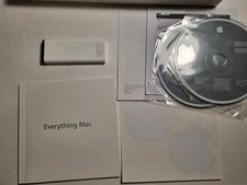 GENUINE Apple Remote A1156 For iMac Mac Mini Macbook in box w cd Stickers White