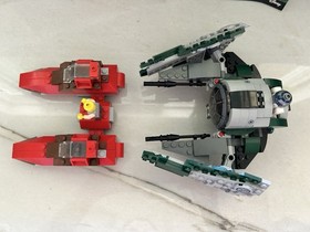 LEGO STAR WARS 75168 Yoda's Jedi Starfighter + 7119 Twin-Pod Cloud Car