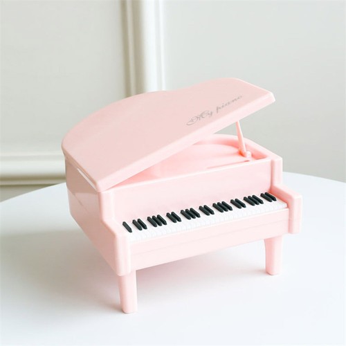Salvadanaio Pianoforte Portamonete Plastica Decorazione Casa per Ragazza Ragazzo Regalo (Rosa) - Foto 6 di 11