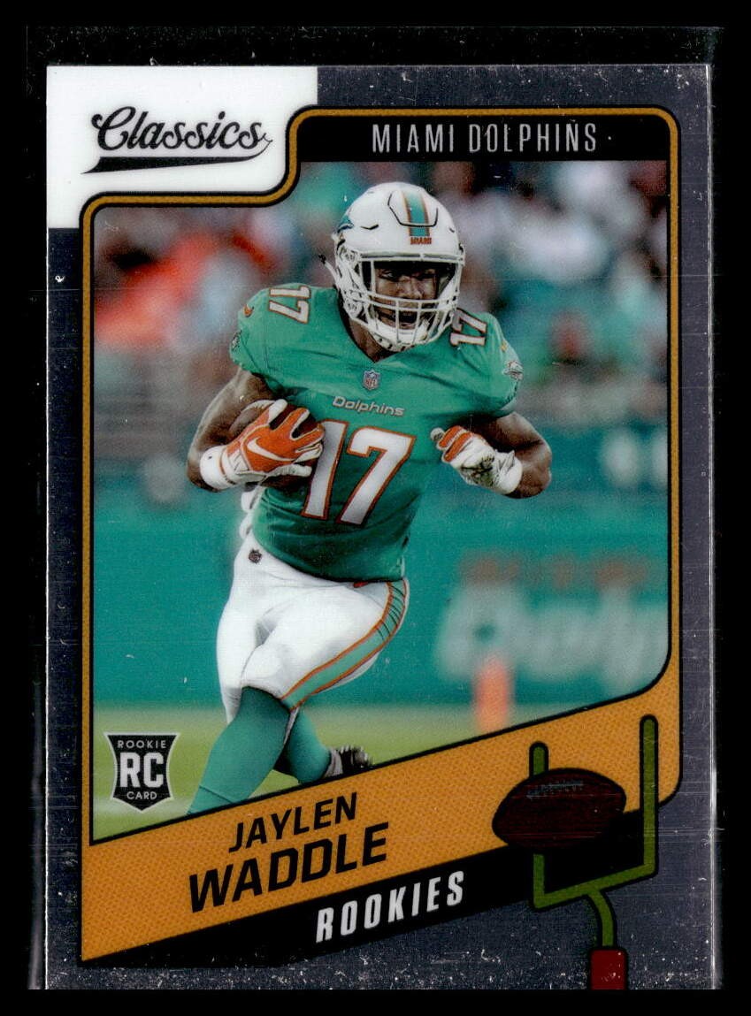 2021 Panini Classics #158 Jaylen Waddle Premium Edition