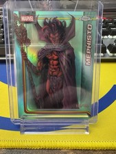 2026 Topps Chrome Marvel Comics #77 Mephisto Aqua refractor /199