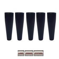 Beer Tap Nozzle Black Plastic – Standard Flow Tap Replacements - UK Made