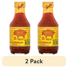 (2 pack) Scott's Red Hot barbecue sauce 16 FL Oz....
