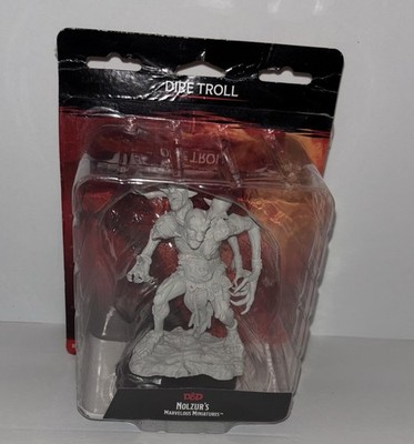D&D Nolzur's Marvelous Miniatures Dire Troll Primed Figure New *read