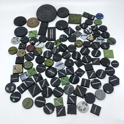 Großes Sortiment Basen - verschiedene Zustände - Games Workshop Warhammer C7449