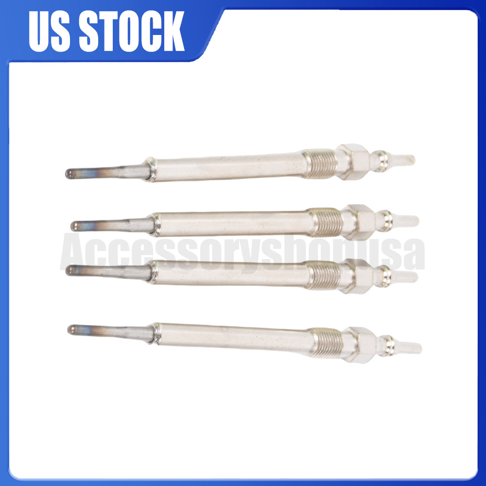 4Pack Diesel Glow Plugs Fits For Audi A3 VW Beetle Golf Jetta 2015 2.0l L4 USA