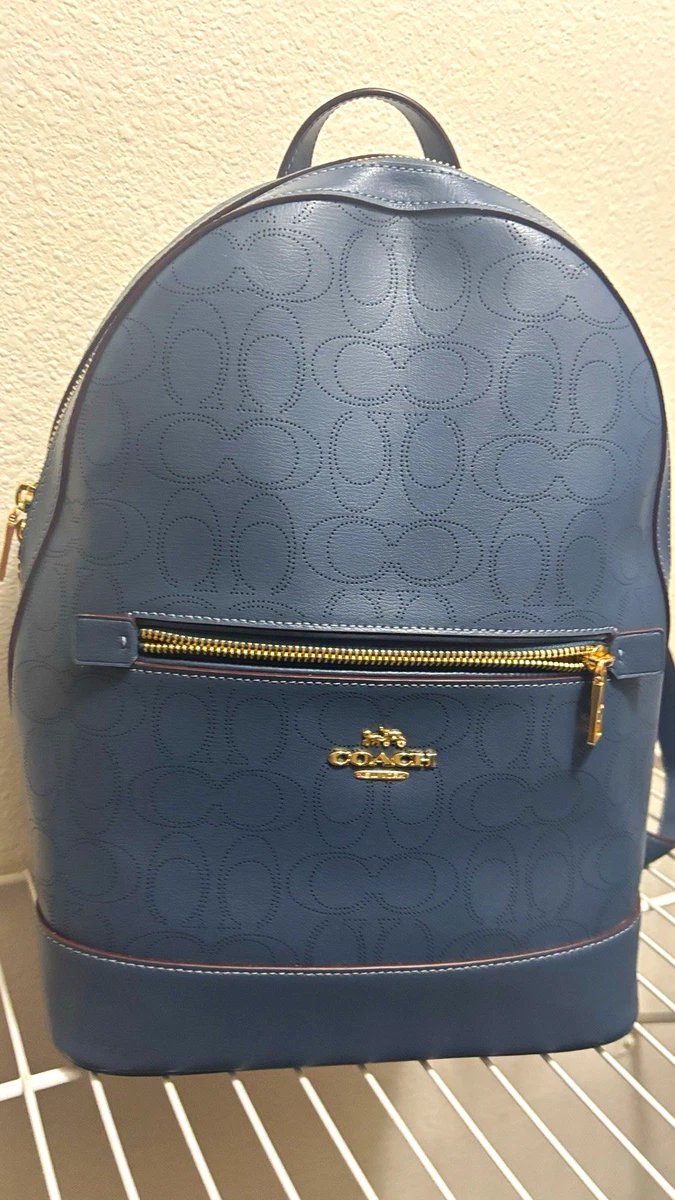 バッグ Rare Vintage COACH Navy Leather Backpack Coach Backpack Blue Bags & Handbags for Women for sale | eBay