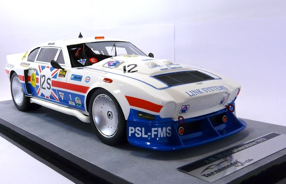 ASTON MARTIN AM V8 Silverstone 6h  1979  LTD 80 pcs TECNOMODEL 1:18 - Immagine 3 di 4